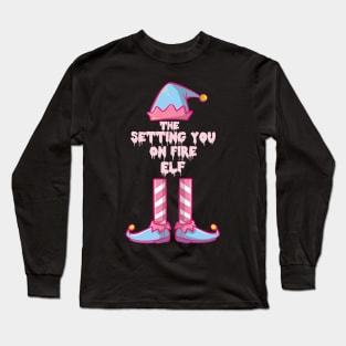 Pastel Goth Christmas Elf Kawaii Gothic Sarcastic Eboy Egirl Long Sleeve T-Shirt